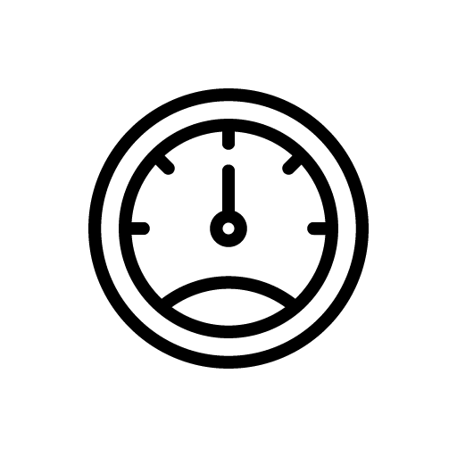 icono de medidor de temperatura de aire acondicionado
