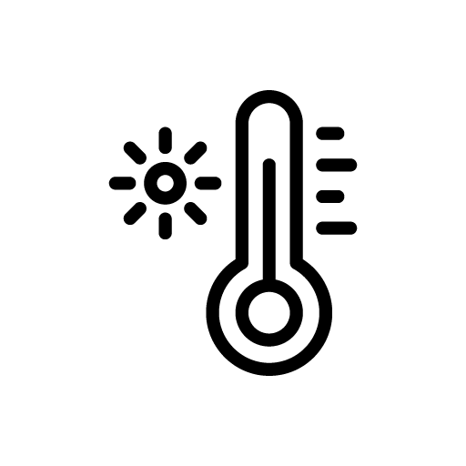 icono de termometro referente al aire acondicionado